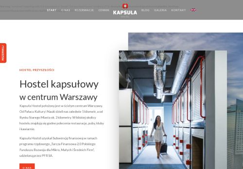 Kapsuła Hostel Warszawa Sp. z o.o. Spółka Komandytowa