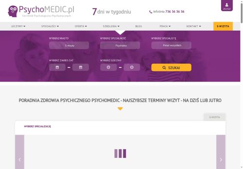 NZOZ PSYCHOMEDIC.PL KLINIKA PSYCHOLOGICZNO-PSYCHIATRYCZNA Michał Niewiński